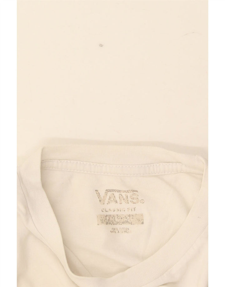 Vans Jungen T-Shirt mit Grafik, Weiß, 11–12 Jahre