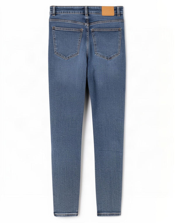 Zara Damen Skinny Jeans EU 42 Large W32 L28 Blaue Baumwolle