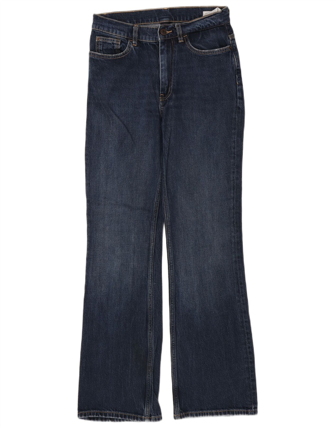 Massimo Dutti Damen Bootcut Jeans EU 36 XS W26 L31 Blaue Baumwolle