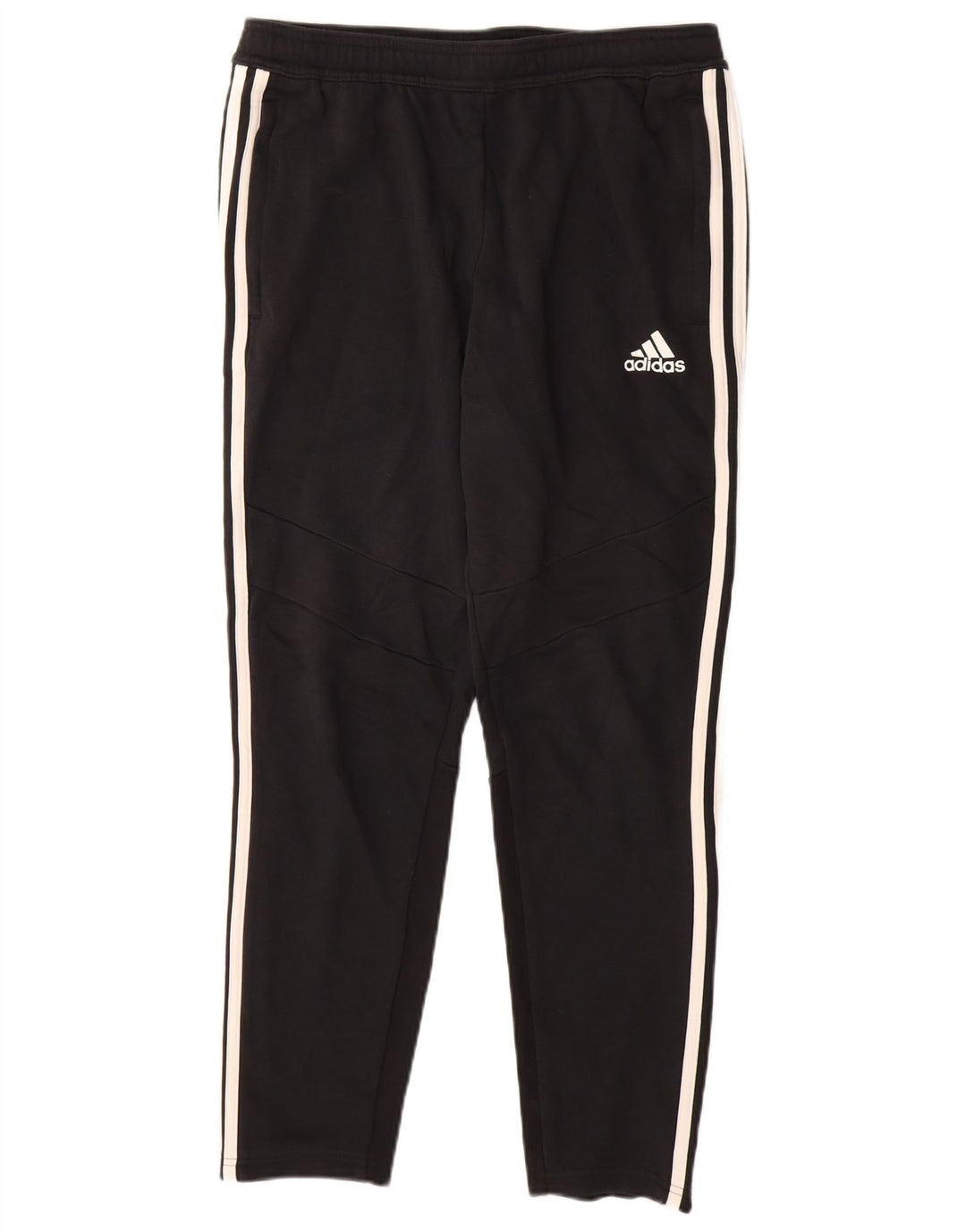 ADIDAS Herren-Trainingshose, mittelschwarz, Baumwolle