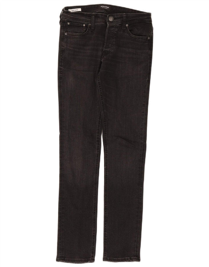 Jack & Jones Herren GLENN Slim Jeans W30 L32 Graue Baumwolle