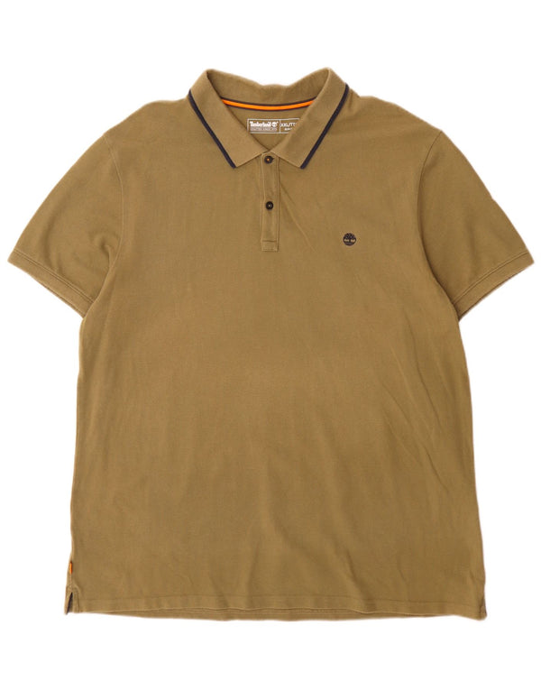 Timberland Herren Slim Fit Poloshirt 2XL Khaki