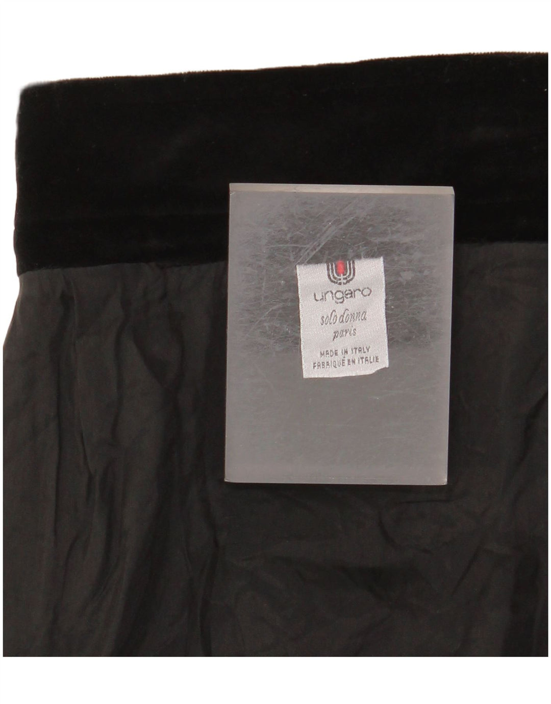 UNGARO Damen Gerader Rock W30 Medium Schwarz