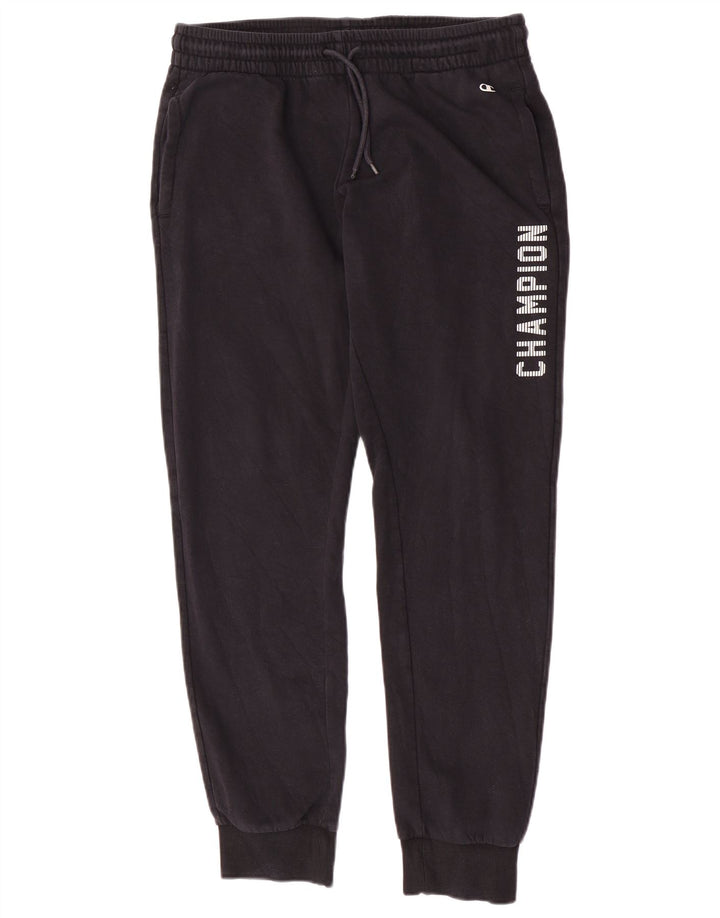 Champion Herren-Trainingshose mit Grafik, Größe L, Schwarz