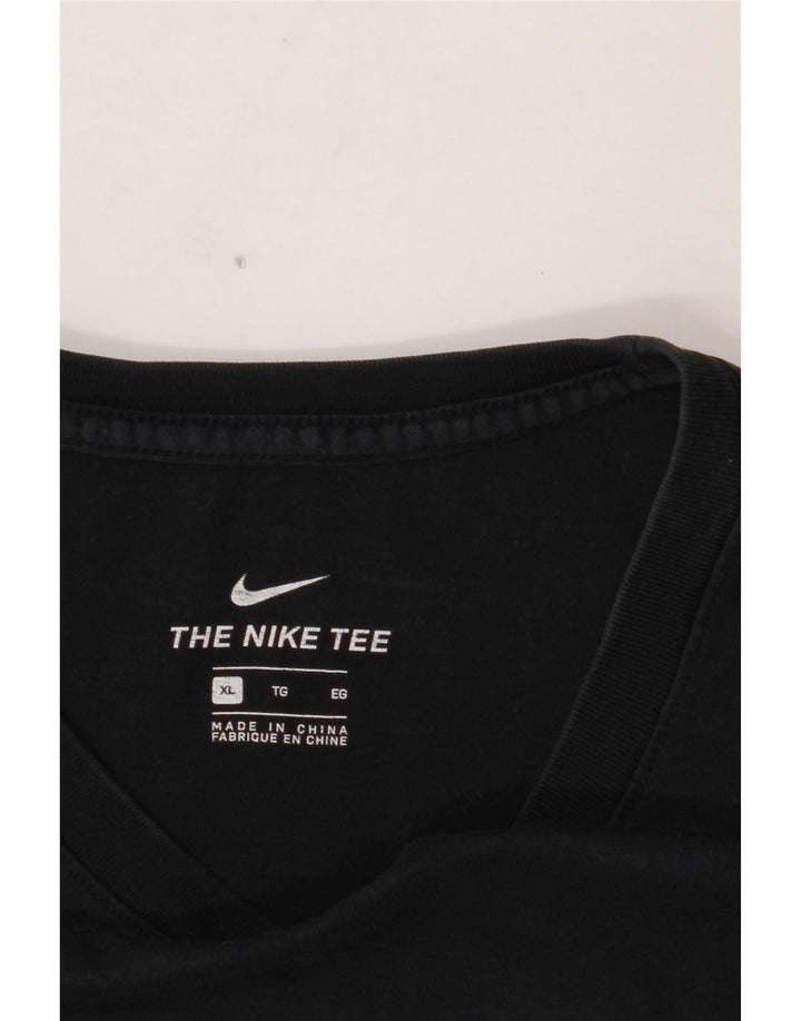 NIKE Herren Grafik T-Shirt Top XL Schwarz