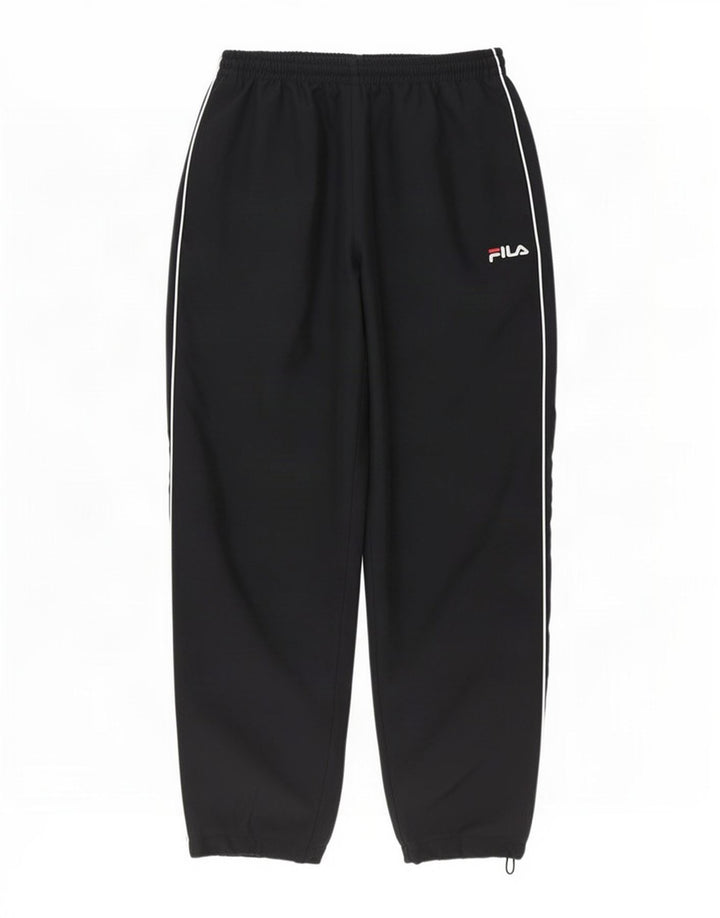 Fila Herren-Trainingsanzughose mit Grafik, mittelschwarz, Polyester