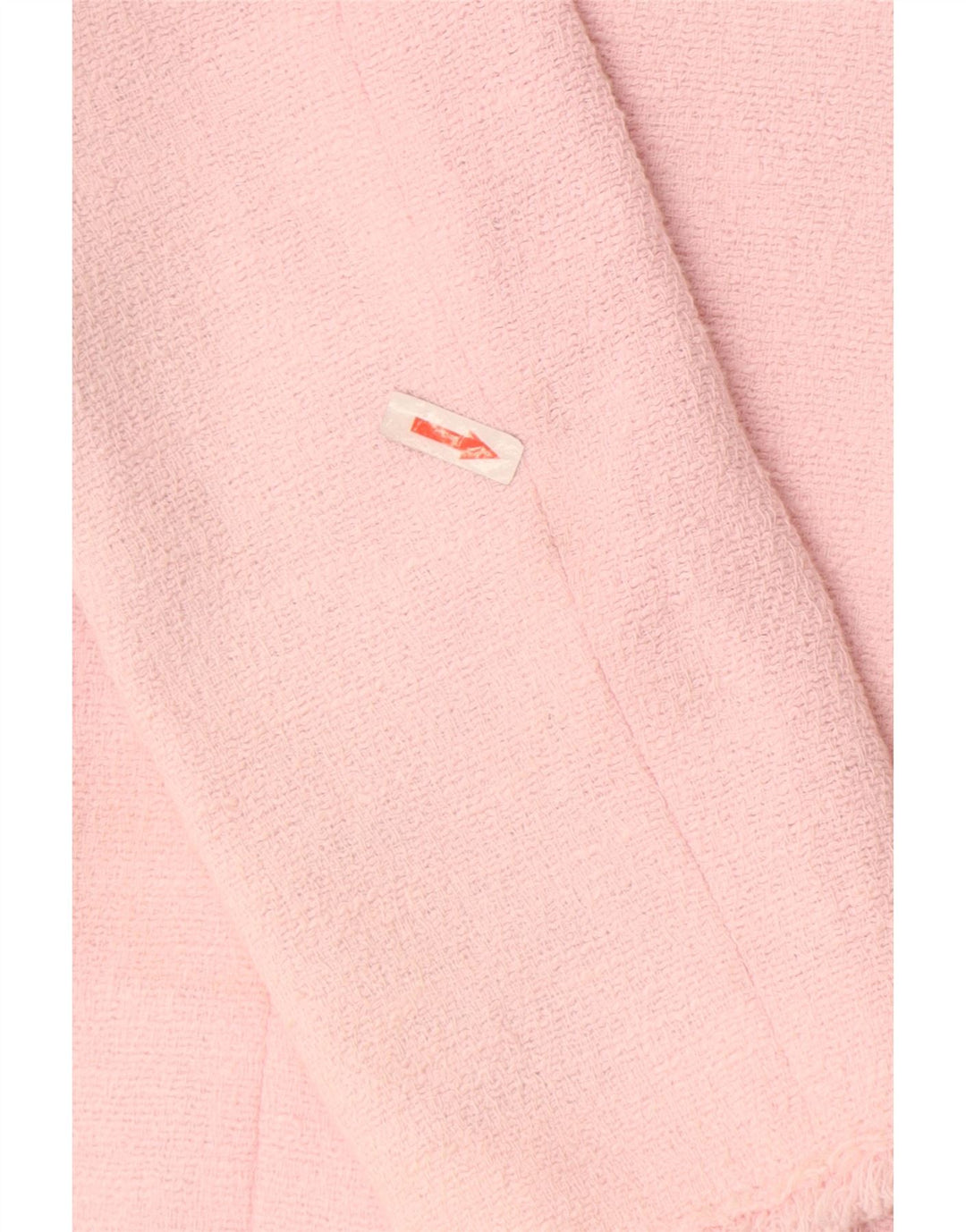 Zara Womens Open Overcoat UK 10 Small Rosa Baumwolle