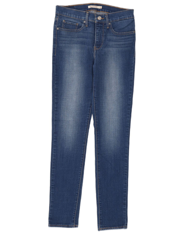 Levi's Damen 311 Shaping Skinny Jeans W27 L30 Blaue Baumwolle
