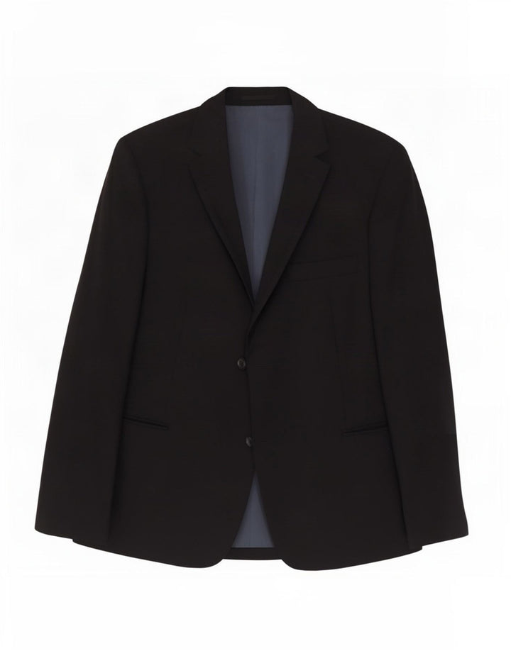 Hugo Boss Herren-Blazer mit 2 Knöpfen, US 42, XL, graue Wolle
