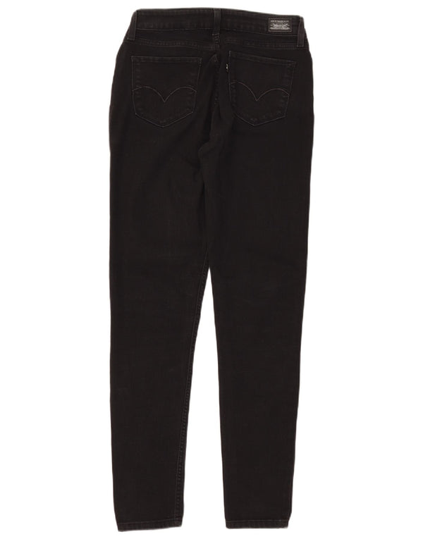 Levi's Damen Jegging Skinny Jeans W28 L30 Schwarze Baumwolle