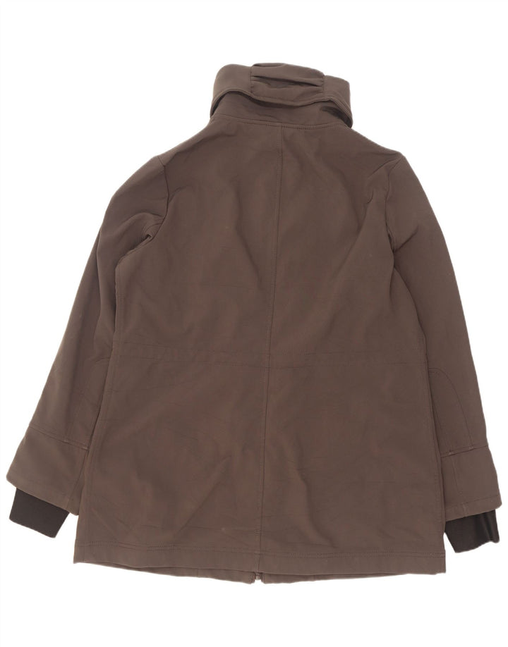 Nautica Damen Sherpa-Windbreaker-Mantel UK 18 XL Grau Polyester