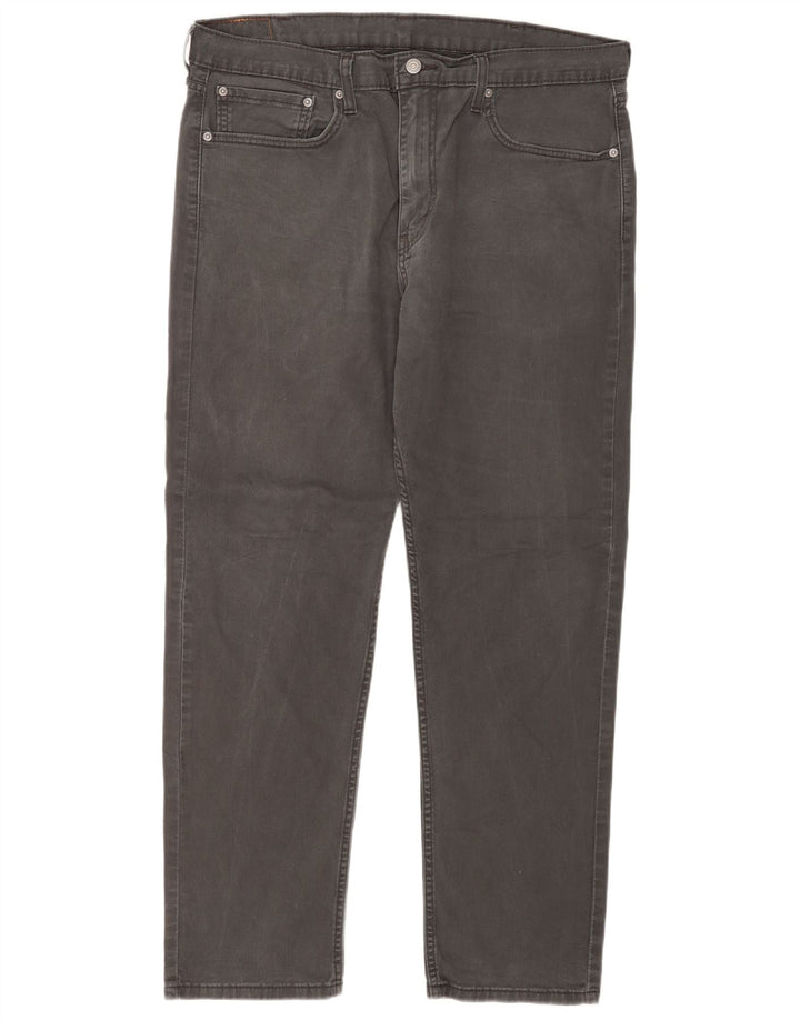 Levi's Herren 502 Tapered Jeans W38 L32 Graue Baumwolle