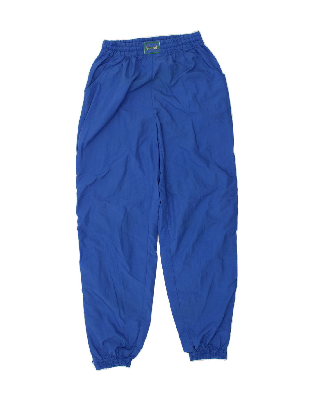 CRANE Mens Tracksuit Trousers Joggers Small  Blue Polyamide Vintage Crane and Second-Hand Crane from Messina Hembry 