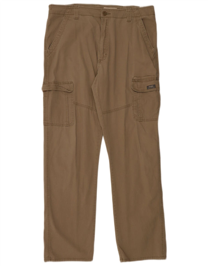 WRANGLER Herren-Cargohose mit entspannter Passform, W36 L34, beige Baumwolle