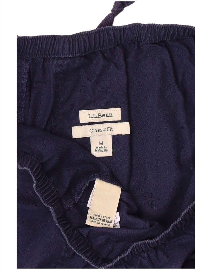 L.L.BEAN Herren-Chinoshorts mit klassischer Passform, Größe M, W30, Marineblau, Baumwolle, klassisch