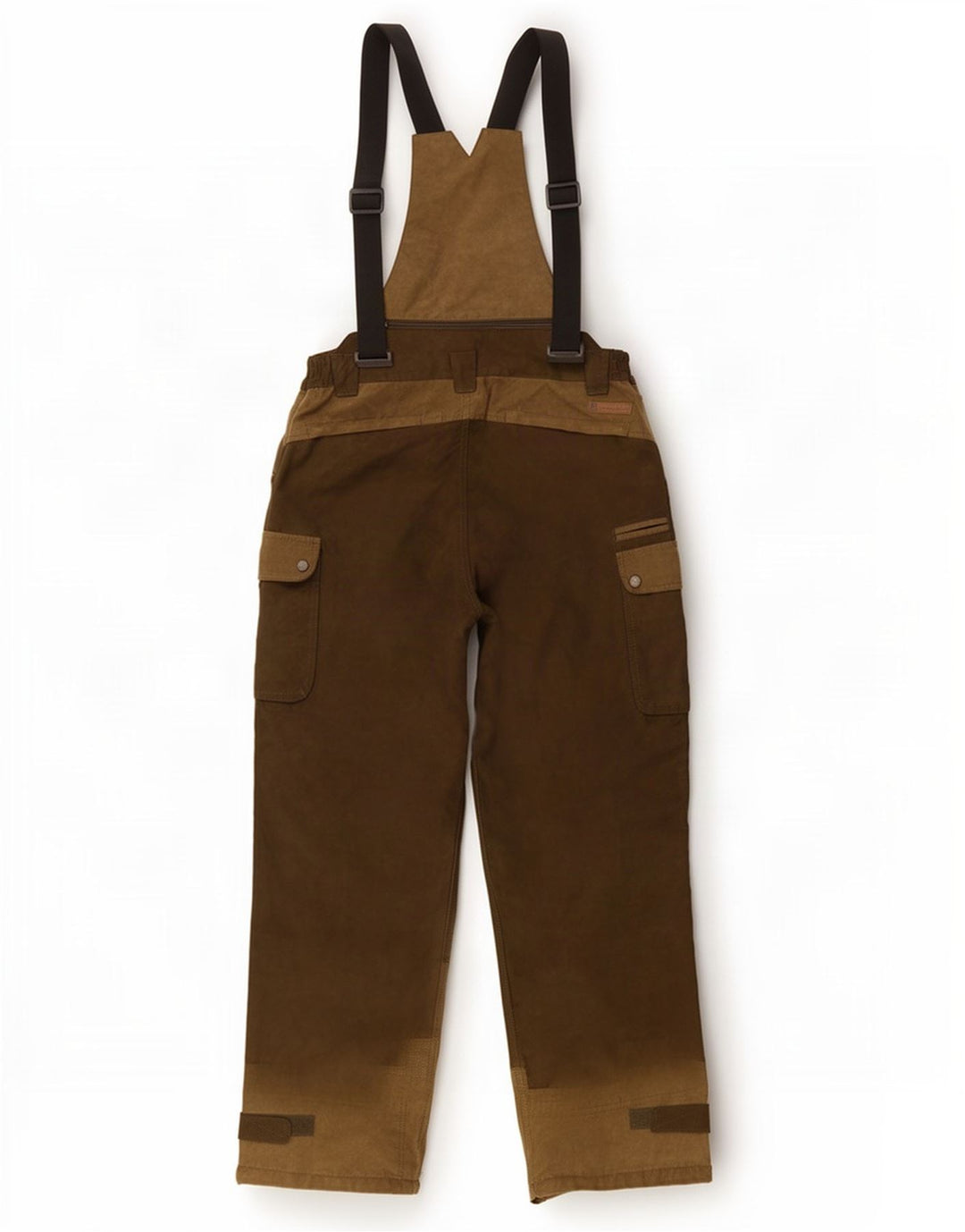 Percussion Herren-Latzhose, Cargohose, W34, L31, Khaki, Farbblock