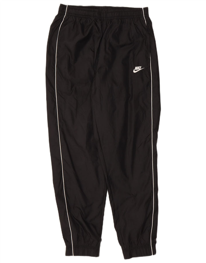 Nike Herren-Trainingshose, Jogginghose, groß, aus schwarzem Nylon