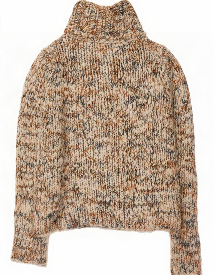 Rollkragenpullover für Damen von Divided, EU 36, klein, mehrfarbig, meliert