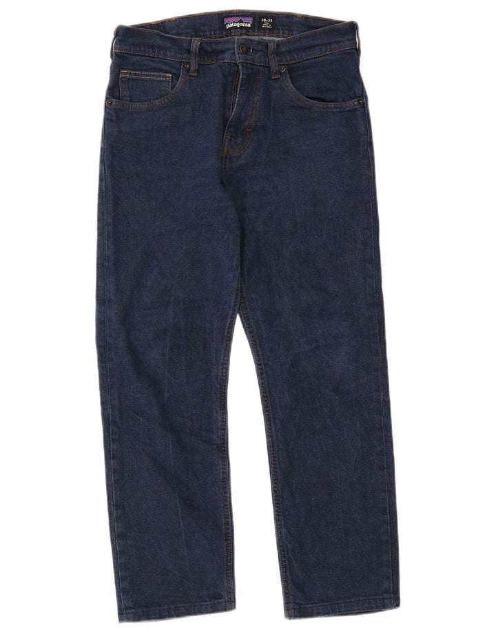 Patagonia Herren Straight Jeans W30 L27 Blaue Baumwolle