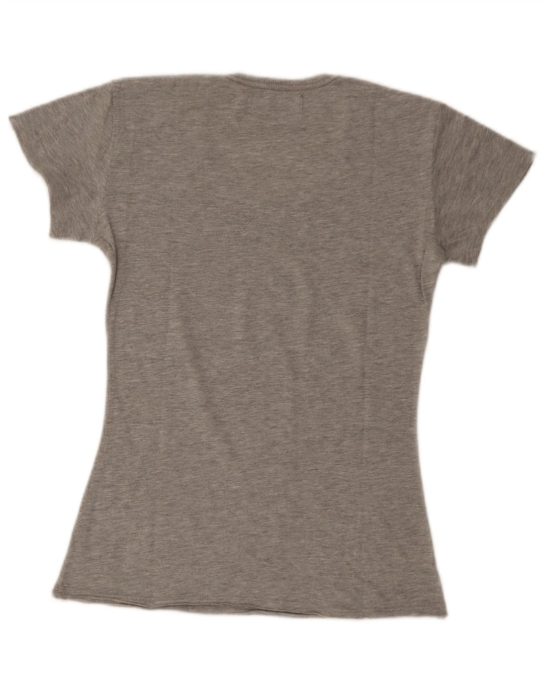 Diesel Damen Graphic T-Shirt Top UK 8 Small Grau