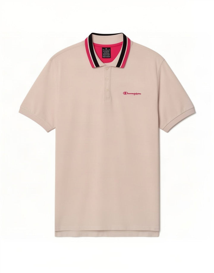 Champion Herren Poloshirt 2XL Weiß Stroh