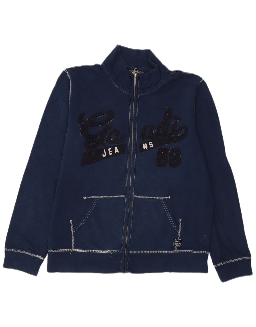 GAUDI Damen-Trainingsanzugoberteil mit Grafik, UK 20 2XL, Marineblau