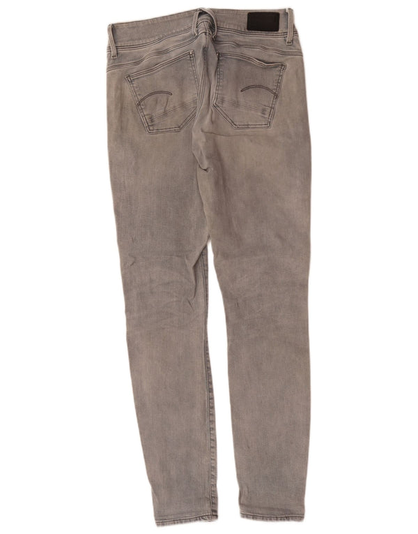 G-Star Damen Lynn Skinny Jeans W29 L32 Graue Baumwolle