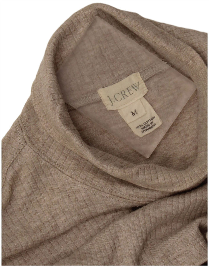 J. CREW Rollkragenpullover für Damen, UK 14, mittelbeige Baumwolle