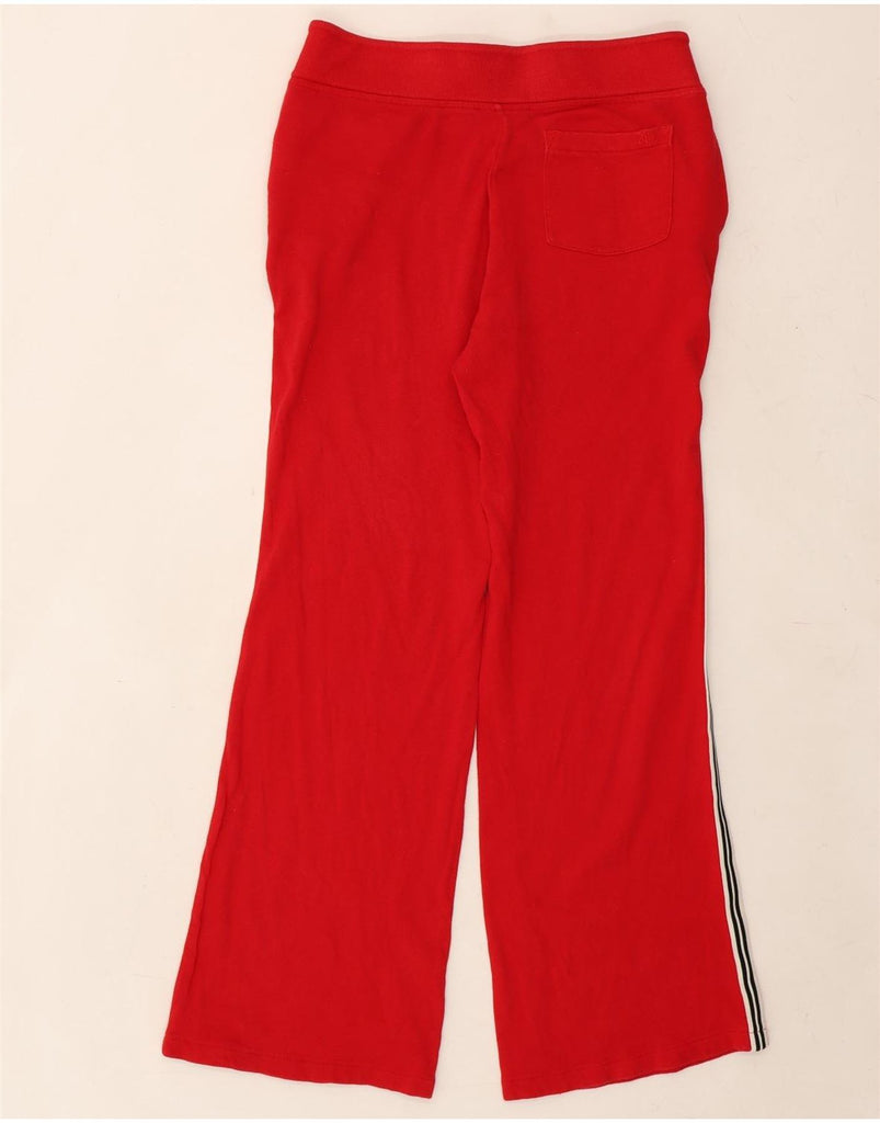 RALPH LAUREN Womens Flare Tracksuit Trousers UK 10 Small  Red Cotton Vintage Ralph Lauren and Second-Hand Ralph Lauren from Messina Hembry 