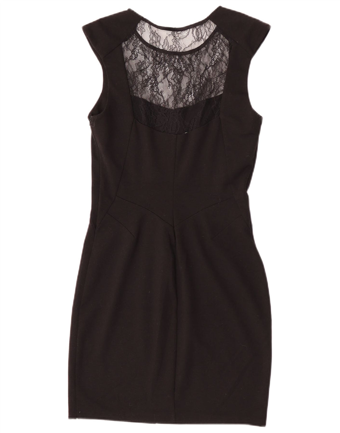 Oasis Damen Etuikleid UK 12 Medium Schwarz Polyester