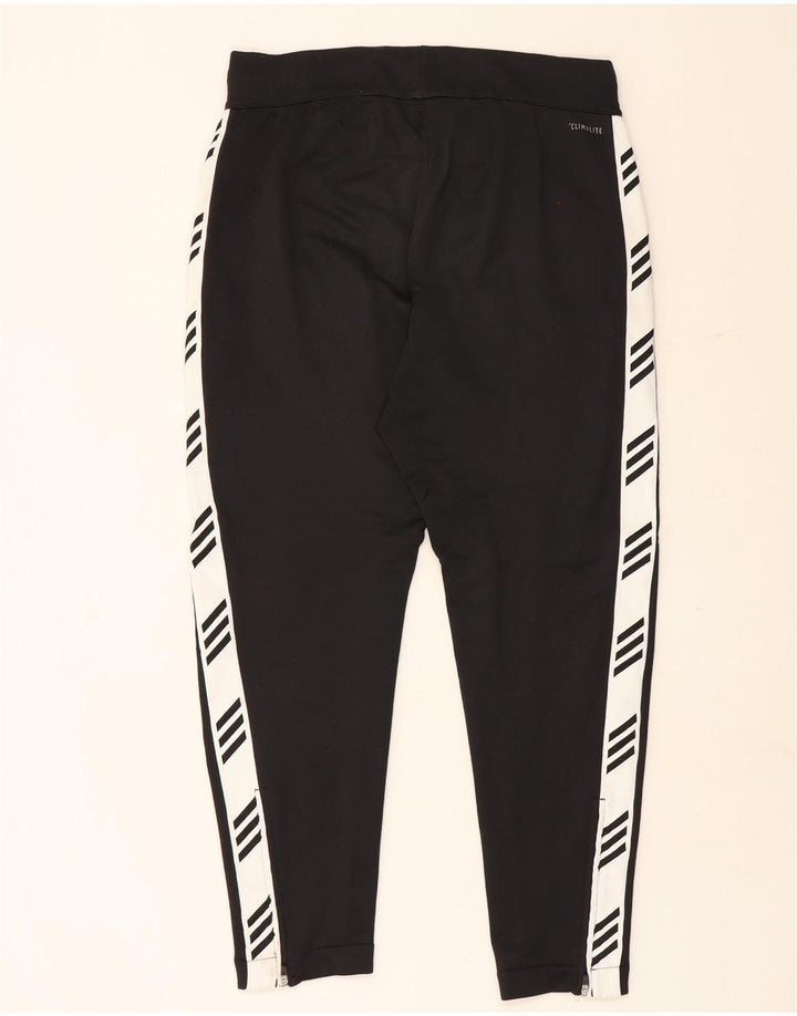 Adidas Herren-Trainingshose mit Grafik, Mittelschwarzes Farbblock-Polyester