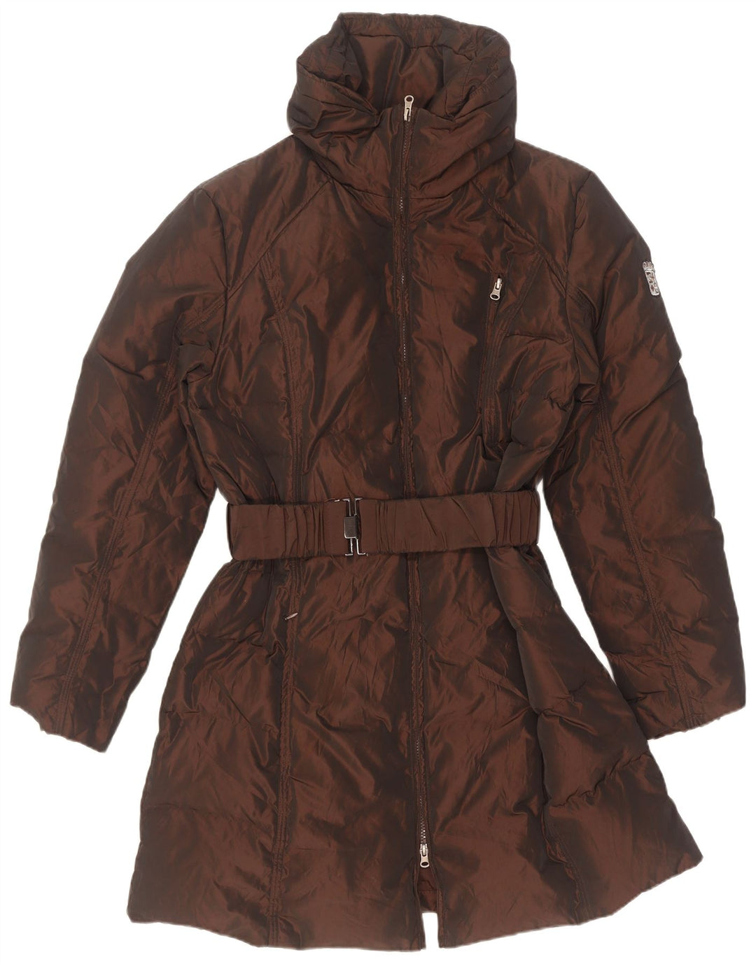 Marina Militare Damen Wattierter Mantel UK 20 2XL Braun Polyester