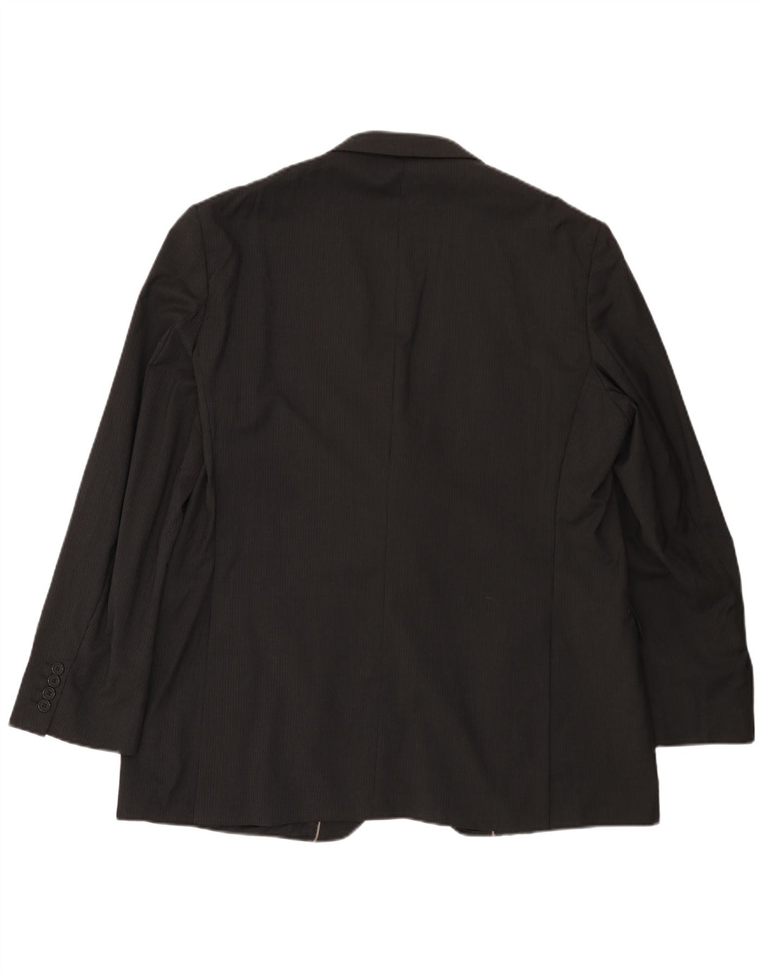 MARKS & SPENCER Herren-Blazer mit 2 Knöpfen, UK 38, Mittelschwarz, Nadelstreifen