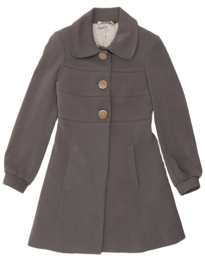 Tenax Damen Mantel IT 40 Small Grau Polyester