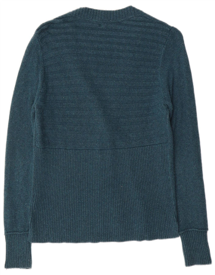 White Stuff Damen-Cardigan-Pullover, Gr. 10, klein, grünes Nylon
