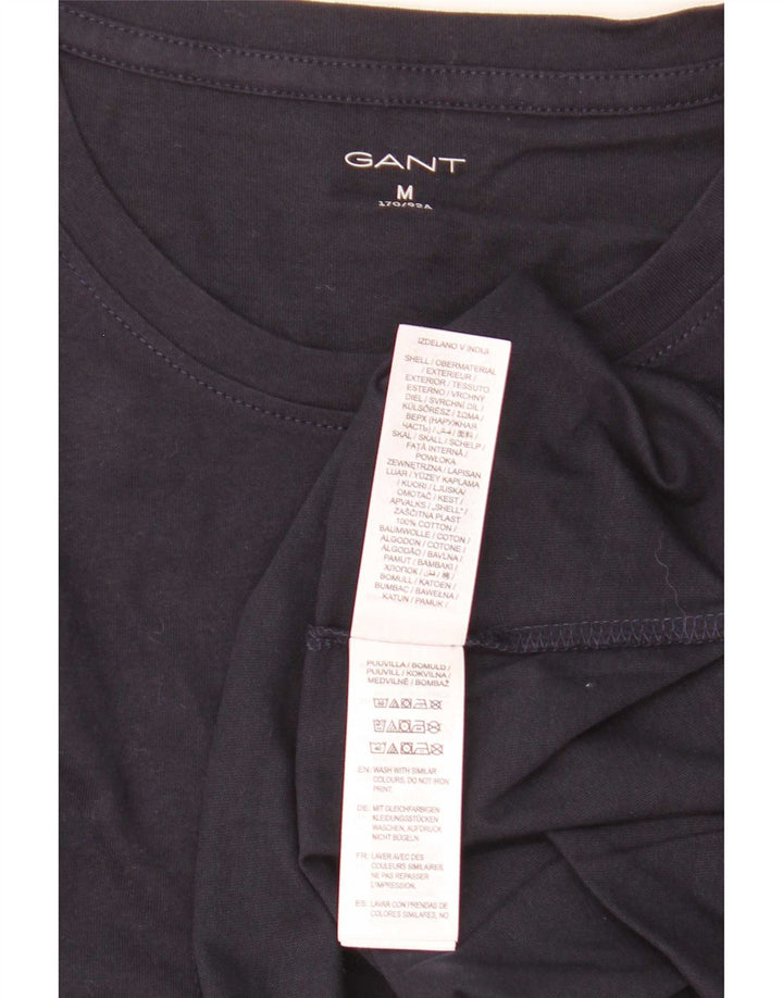Gant Herren-T-Shirt-Oberteil, mittelgroß, marineblau, Baumwolle