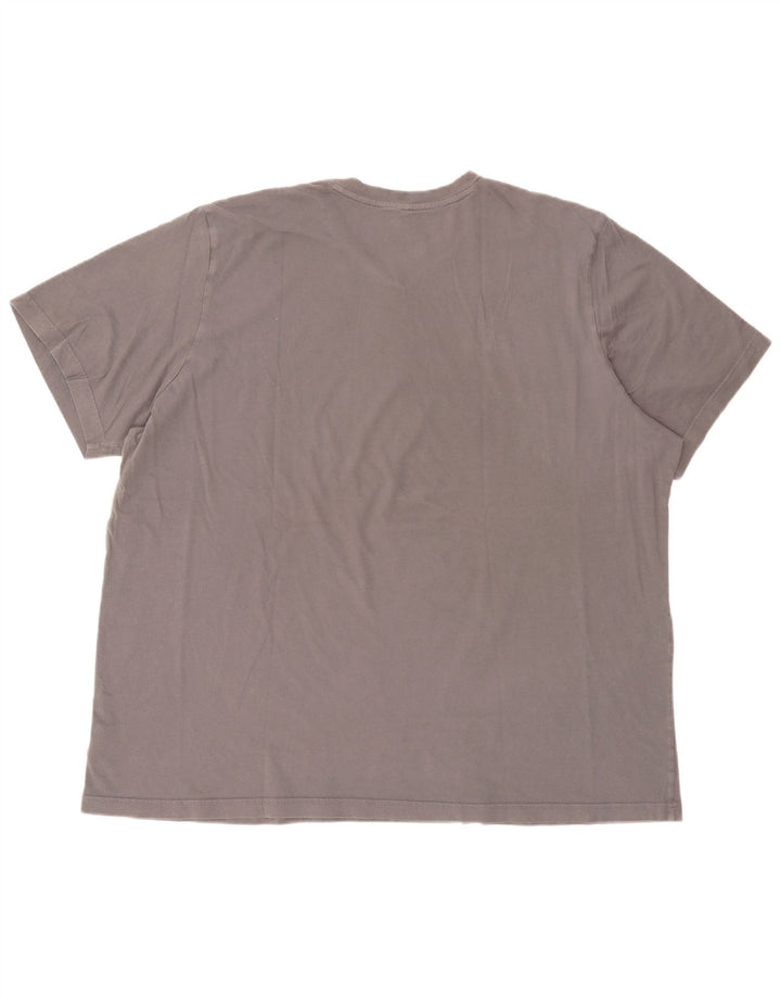 Adidas Herren T-Shirt Top 2XL Grau Baumwolle