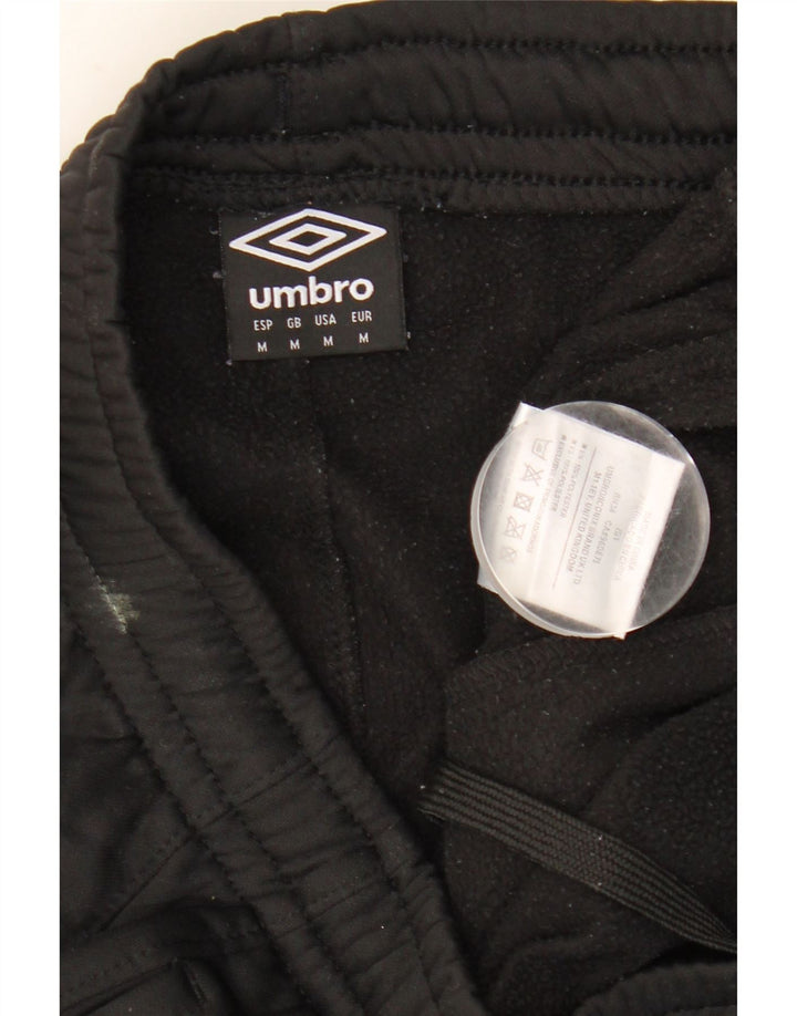 UMBRO Herren-Trainingshose mit Grafik, mittelschwarzes Polyester