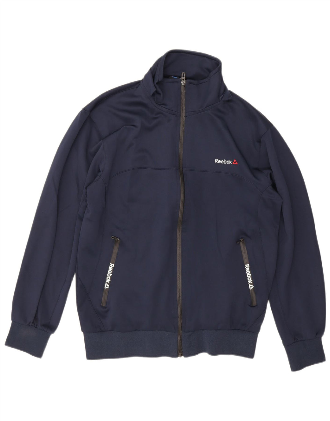 Reebok Herren Trainingsanzug Top Jacke 2XL Marineblau Polyester