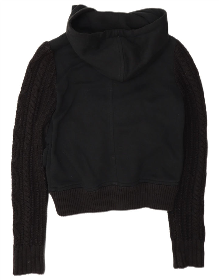 Iceberg Damen-Kapuzenpullover mit Reißverschluss, IT 44, mittelmarineblaue Baumwolle