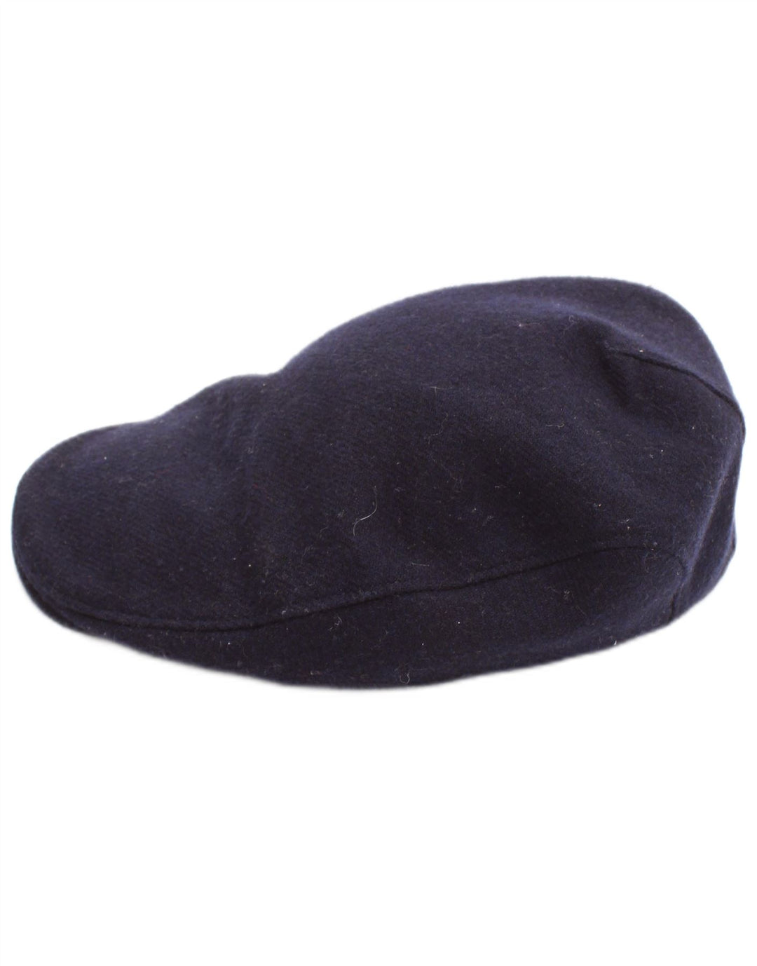 Hanna Hats Herren-Schiebermütze, mittelgroß, Marineblau, Schurwolle, klassisch