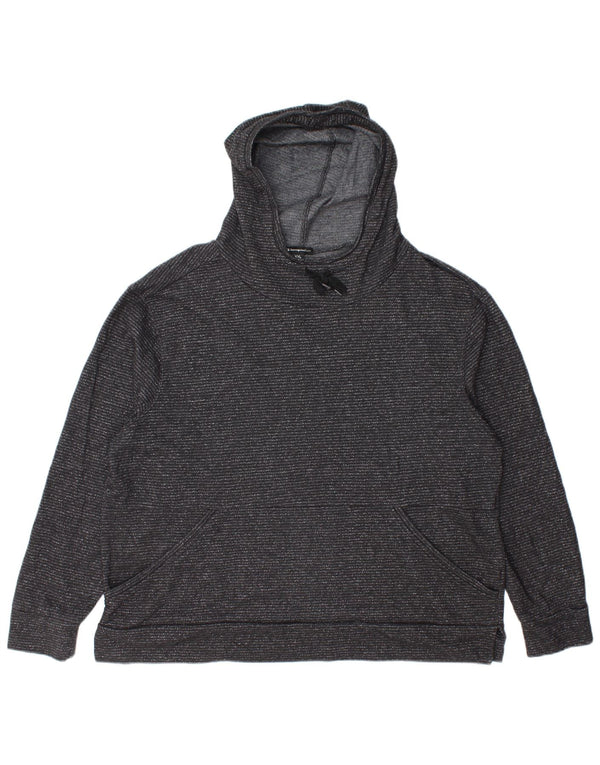 Champion Damen Kapuzenpullover UK 20 2XL Grau gefleckte Baumwolle