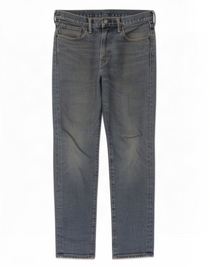 Levi's Herren 522 Straight Jeans W30 L30 Blaue Baumwolle