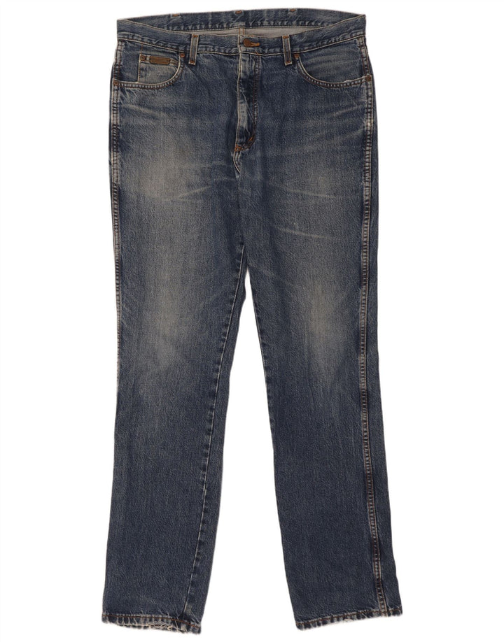 Wrangler Herren Slim Jeans W38 L36 Blau