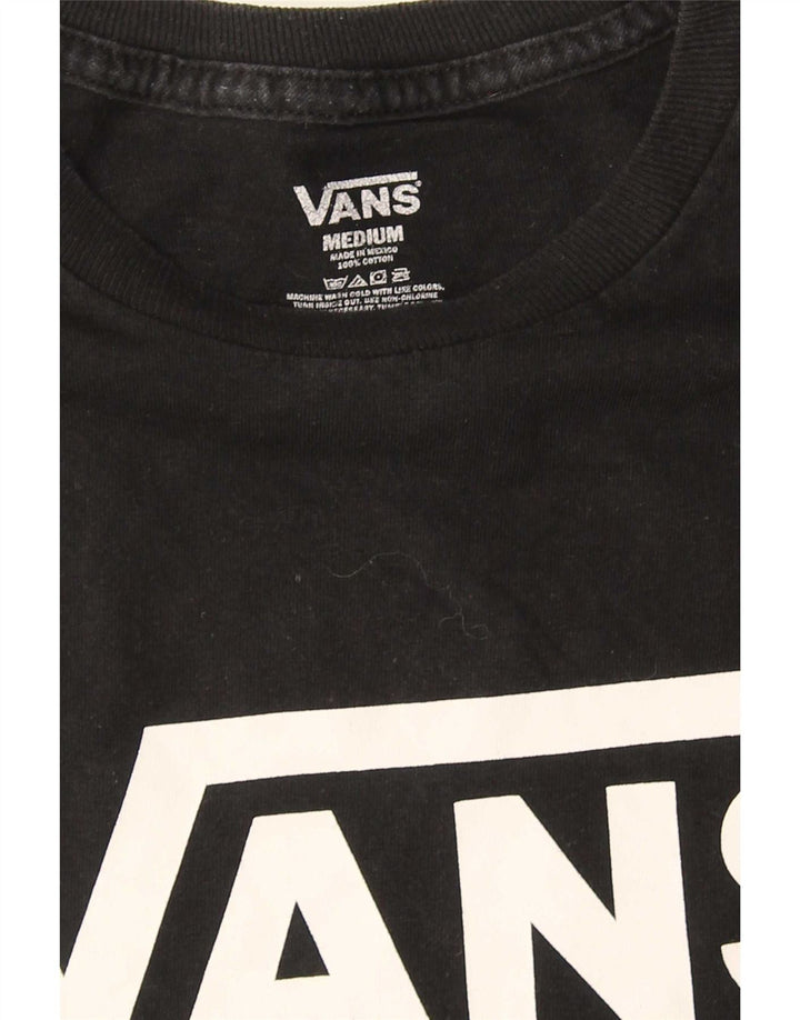 Vans Herren-T-Shirt mit Grafik, mittelschwarze Baumwolle