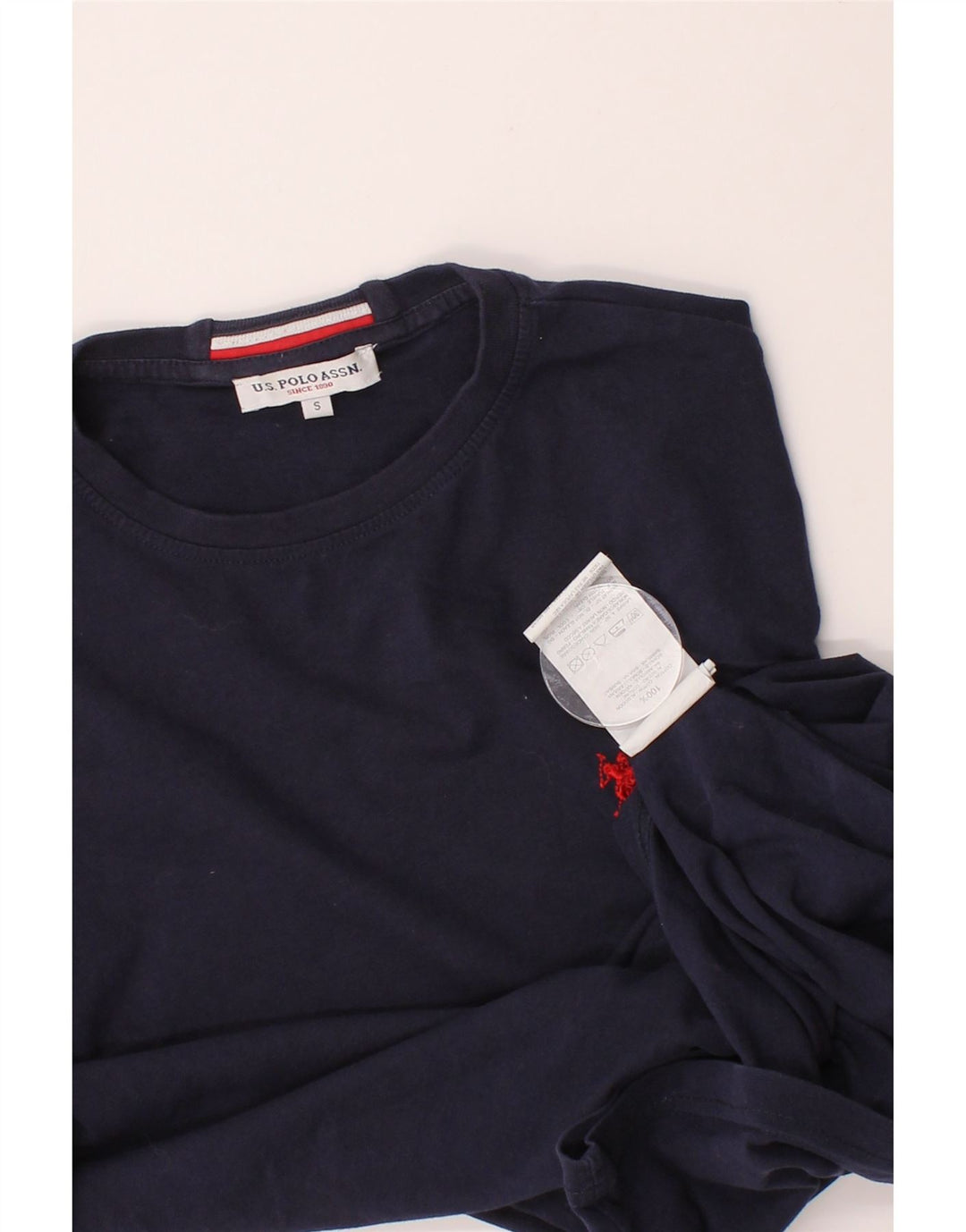U.S. POLO ASSN. Mens Top Long Sleeve Small Navy Blue Cotton Vintage U.S. Polo Assn. and Second-Hand U.S. Polo Assn. from Messina Hembry 