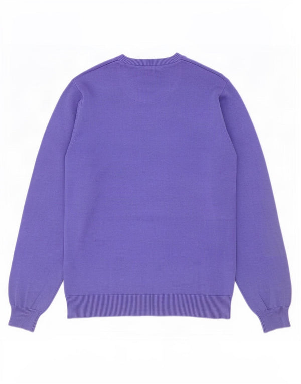 Marks & Spencer Mens Regular Fit Crew Neck Jumper Sweater Large Purple