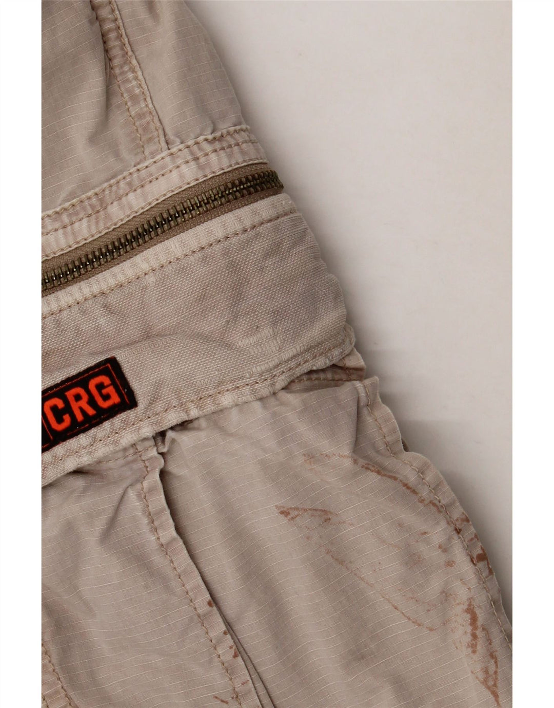 Superdry Herren Cargoshorts W36 Large Beige Baumwolle