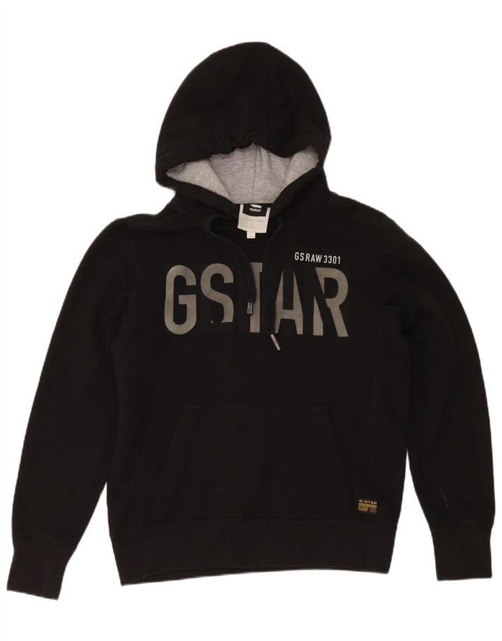 G-Star Herren Graphic Hoodie Pullover Mittelschwarzes Polyester