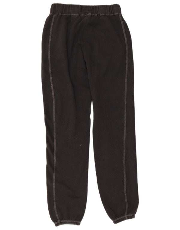 Abercrombie & Fitch Damen Trainingshose Jogger UK 4 XS Schwarz Baumwolle